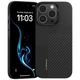 Чехол Benks Montage Armor Air Kevlar Carbon Slim Case 600D 1500D with MagSafe для Apple iPhone 16 Pro Max Black - изображение 1