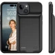Чехол-зарядка iBattery для iPhone 15 Slan 5000 mAh black - изображение 2