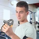 Еспандер ручний механічний з регульованим навантаженням від 5 до 100 кг Count Grip Помаранчевий - изображение 3