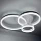 Люстра светодиодная потолочная LUMINARIA GENNY ROUND RGB 80W 4R 605x420 WHITE 220V IP20 (6951712300183) - изображение 2