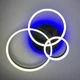 Люстра светодиодная потолочная LUMINARIA GENNY ROUND RGB 80W 4R 605x420 BLACK 220V IP20 (6951712300190) - изображение 12