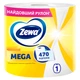Паперові рушники Zewa Mega Roll 2 шари 470 відривів 1 рулон (7322542483046) - зображення 1