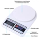 Весы кухонные с подсветкой Electronic Kitchen Scale SF400, до 10 кг, Белые - изображение 6