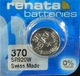 Батарейка часовая Renata 370, V370, SR920W, SR69, 620 - изображение 2