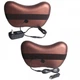 Беспроводная роликовая массажная подушка с инфракрасным прогревом Massage Pillow 8028 - изображение 6