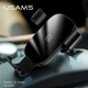 Автотримач для телефона Usams US-ZJ052 Gravity Car Holder Black - изображение 6