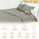 Летний постельный комплект MirSon №2400 EcoSilk 16-5803 Geronimo одеяло 155х215 см + наволочки 2 х 50х70 см + простынь 150x220 см (2200003034189) - изображение 2