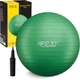 Мяч для фитнеса (фитбол) 4FIZJO 55 см Anti-Burst Green (P-5907739316264) - изображение 1