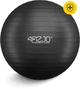 Мяч для фитнеса (фитбол) 4FIZJO 75 см Anti-Burst Black (P-5907739316370) - изображение 2