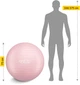 Мяч для фитнеса (фитбол) 4FIZJO 75 см Anti-Burst Pink (P-5907739317407) - изображение 11