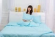Летний постельный комплект MirSon №2403 EcoSilk 12-4608 Lucretia одеяло 200х220 см + наволочки 2 х 50х70 см + простынь 220x240 см (2200003034387) - изображение 6