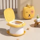 Дорожный складной горшок для детей до 70 кг Yellow - изображение 8