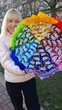 Букет з цукерок Веселка 65 шт - изображение 2