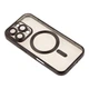 Чохол TPU Metallic Chrome Full Camera with Magsafe для iPhone 16 Pro chrome black - изображение 4