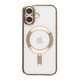 Чохол TPU Metallic Full Camera with Magsafe для iPhone 16 Колір Rose Gold - изображение 15