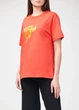 Футболка MOSCHINO JEANS женская красная (251K2A071537321129-L) - изображение 1