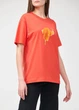 Футболка MOSCHINO JEANS женская красная (251K2A071537321129-L) - изображение 5