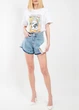 Футболка женская MOSCHINO JEANS S белая (251K2A071637322001-S) - изображение 6
