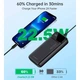 Універсальна мобільна батарея choetech PD22.5w Power Bank 20000mAh (b729) - изображение 6