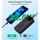 Універсальна мобільна батарея choetech pd22.5w Digital pb 30000mAh (b730) - зображення 7