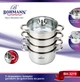Пароварка Bohmann BH 3219 5 предметов 8.2 л. 28 см - изображение 4