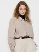 Рубашка Uniqlo розмір М бежева (31) (464917) - зображення 4