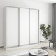 Шкаф-купе трехдверный MebelStar Комбо AL 3ДСП 190x60x240 см Аляска белая (MBS-1726) - изображение 1