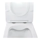 Готовое решение Qtap для ванной комнаты: подвесной унитаз Swan Rimless 520х360х320 + комплект инсталляции Nest 4 в 1 (линейная клавиша White) - изображение 7