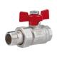 Кран шаровой "Американка" Icma 1/2" прямой №347 - изображение 1