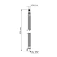 Шланг для підключення змішувача Thermo Alliance Standart (пара) 50 см NYLON M10x1/2"В TAS386W50 - зображення 2