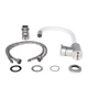 Змішувач для кухні Lidz Aria 015F3 з гнучким виливом (k35) LDARI015F3WHI43362 White / Nickel - зображення 4