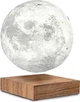 Левитирующая лампа на аккумуляторе Луна Gingko Moon, дерево орех - изображение 1