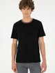 Футболка бавовняна довга чоловіча U.S. Polo Assn G081SZ011-000-2006751 (siyah) XL Чорна (8683857773529) - зображення 3