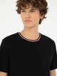 Футболка бавовняна довга чоловіча U.S. Polo Assn G081SZ011-000-2006751 (siyah) XL Чорна (8683857773529) - зображення 5
