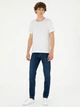 Футболка бавовняна довга чоловіча U.S. Polo Assn G081SZ011-000-2006751 (beyaz) XL Біла (8683858773505) - зображення 4