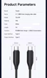 Кабель Toocki Type-C PD 60W 1.0 м White Швидка зарядка та передача даних - зображення 7
