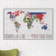 Скретч Постер Карта 1DEA.ME Travel Map AIR Flags - зображення 2