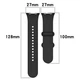 Ремінець для Redmi Watch 4 / Redmi Watch 5 силіконовий BeWatch Black (77801001.1) - зображення 5