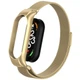 Ремінець Міланська петля для Xiaomi mi band 7 / ремінці на сяомі, ксіомі мі бенд / металевий ремінець до фітнес-браслет Vintage gold RE6 - зображення 4