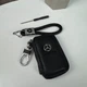 Кожаная ключница брелок автомобильный Mercedes ремешок комплект Мерседес (1609+1622МР) - изображение 3