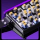 Ігрова механічна клавіатура AULA HERO 68 HE Magnetic Switch з RGB підсвіткою Red/Black, ENG + наклейки UA\RU - зображення 11