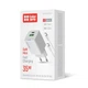 Сетевое зарядное устройство ColorWay GaN Mini 35W PD Port PPS USB (Type-C PD + USB QC4.0) White (CW-CHS055PDC-WT) + кабель USB Type-C - изображение 2
