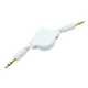 Кабель Ewell Audio 3.5 мм, 3pin M/M 0.7 м, раздвижной, белый (EW734) - изображение 2