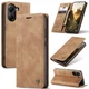 Чехол книжка Caseme с магнитом для Poco X7 Pro коричневый - изображение 3