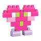 Конструктор Mega Bloks розовый в мешке 80 деталей (DCH62) (BR817546199) - изображение 7
