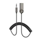 Bluetooth-ресивер BOROFONE BC56 Peaceful car AUX BT receiver with cable Metal Gray (6941991113031) - зображення 1