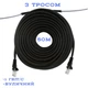 Патч-корд уличный с тросом CAT5e CCA UTP 50 м неэкранированный черный (88279м) - изображение 5