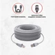 Сетевой медный патч корд Kabelist 40м U/UTP Cat5e 24AWG кабель для интернета с высокой скоростью 1000 мбит/с (88046sk) - изображение 4