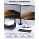 Концентратор Ugreen USB3.1 Type-C to HDMI/VGA/USB 3.0х3/RJ45/SD/TF/PD/35мм TRRS 100W 10-in-1 (15601) (249261) - зображення 4