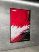 Арт Держатель Рамка на Стену 80x50 см. для Фирменного Конструктора Technic Ferrari F1 SF-24 (42207) Подставка для Феррари Формула 1 Type-C - изображение 7